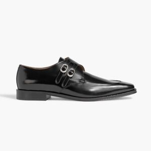 MAISON MARGIELA Back Polished leather monk-strap shoes size women's US 7 / UK 3
